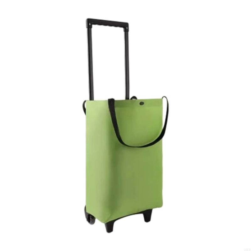 Foldable Rolling Luggage Bag - Легкая складная тележка с выдвижной ручкой,