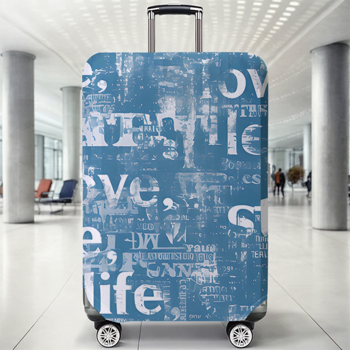 Waterproof Suitcase Cover Protector - Защитный чехол для багажа, эластичный, водонепроницаемый,