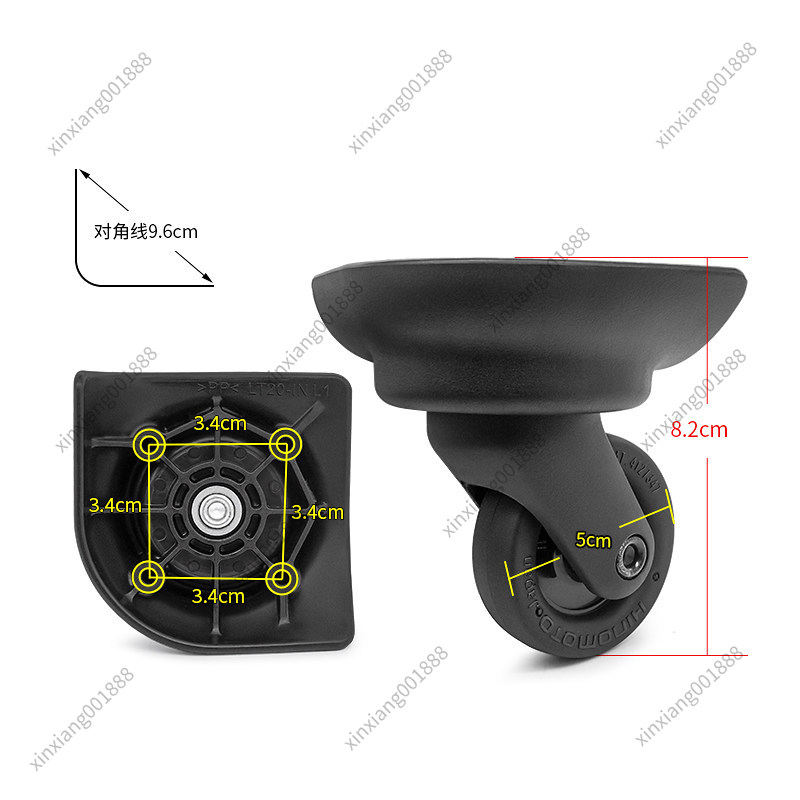 Silent Replacement Luggage Wheels - Запасные колеса для чемоданов Samsonite LT20-1N