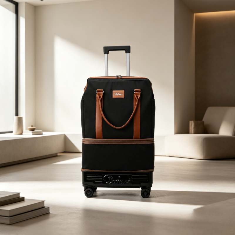 Foldable Rolling Luggage Bag - Складная дорожная сумка на колесиках, легкая