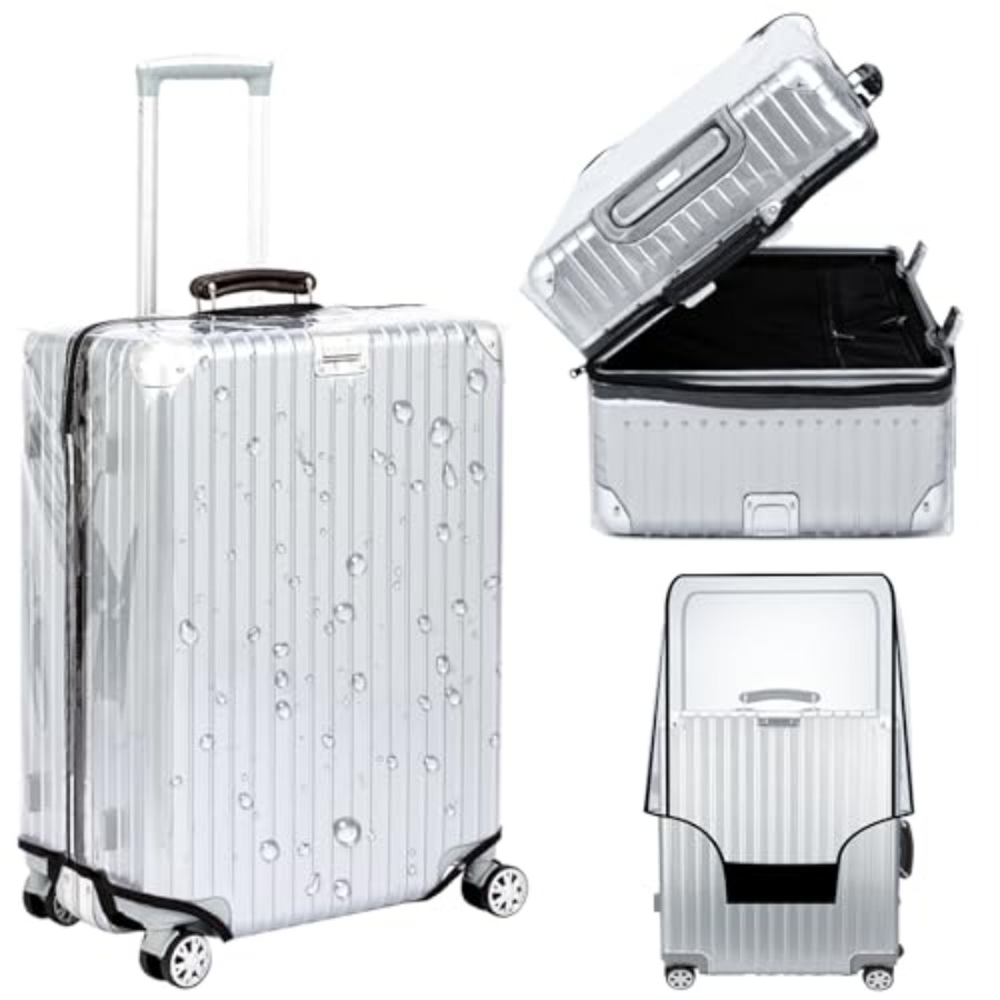 Luggage Protective Cover Transparent - Прозрачный защитный чехол Veki из ПВХ
