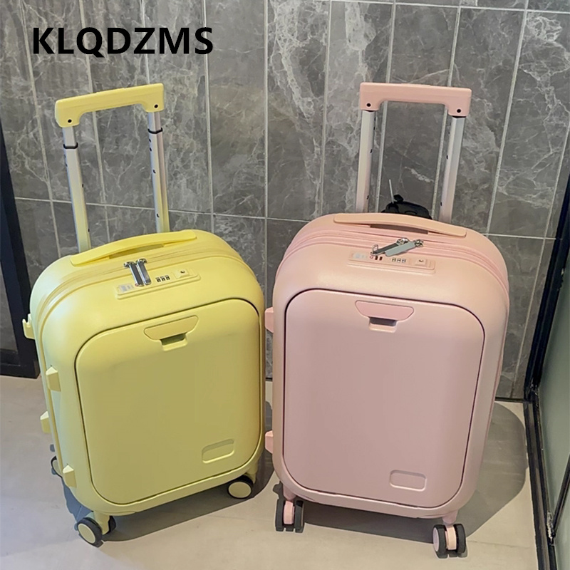 Front Opening Laptop Luggage 24 Inch - Чемодан для путешествий KLQDZMS 18/20/24 дюйма
