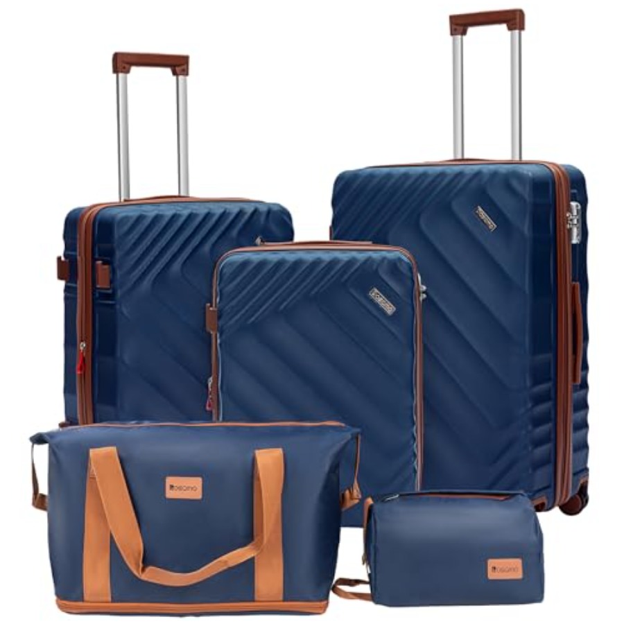 Expandable Hard Shell Luggage Set - Набор из 5 жестких расширяемых чемоданов,