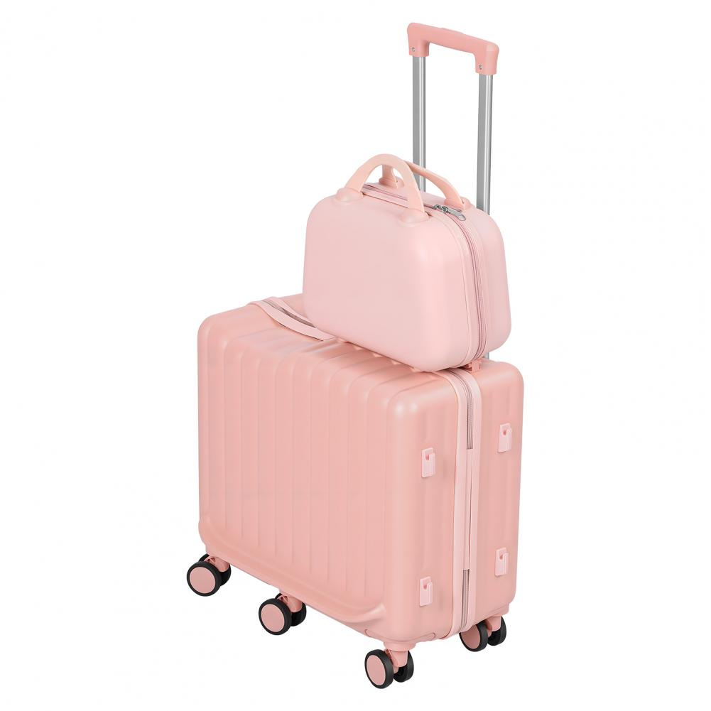 Spinner Wheel Rolling Suitcase 20 Inch - Прочный 20-дюймовый детский чемодан-самокат с педалями,