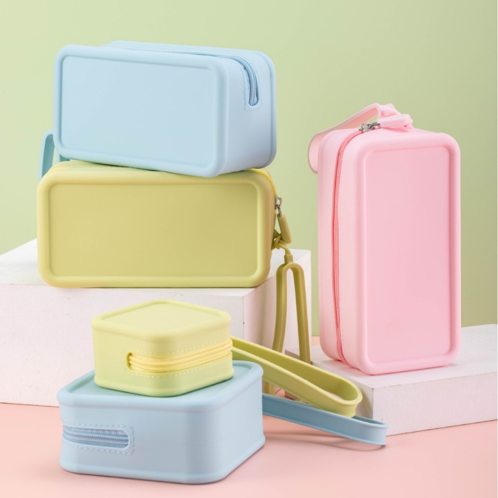 Cosmetic Bags - Портативный силиконовый кошелек для монет, большая