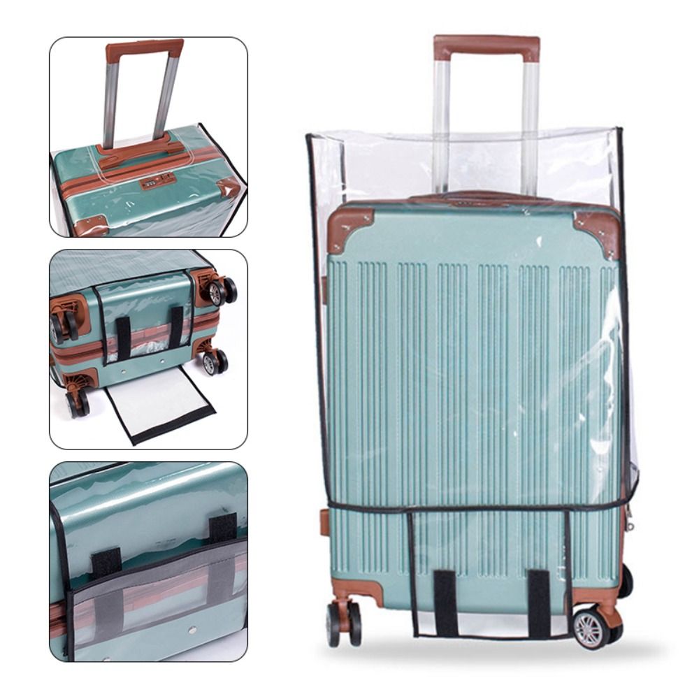 Luggage Protective Cover Transparent - Прозрачные водонепроницаемые защитные чехлы из ПВХ,