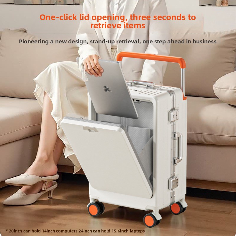 Front Opening Laptop Luggage 24 Inch - Чемодан с алюминиевой рамой 20/24/26 дюймов,