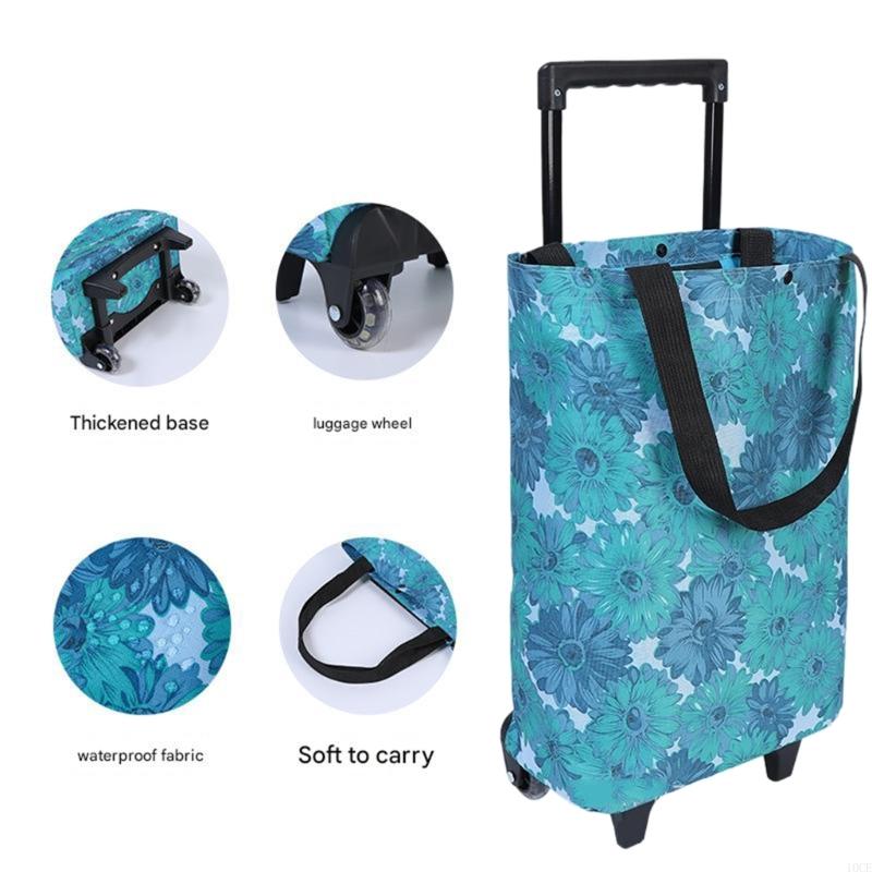 Легкая складная тележка с выдв – обзор и цена Foldable Rolling Luggage Bag