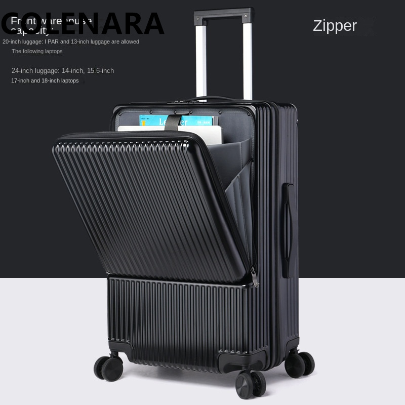 Чемодан COLENARA 20/22/24/26 д – обзор и цена Front Opening Laptop Luggage 24 Inch