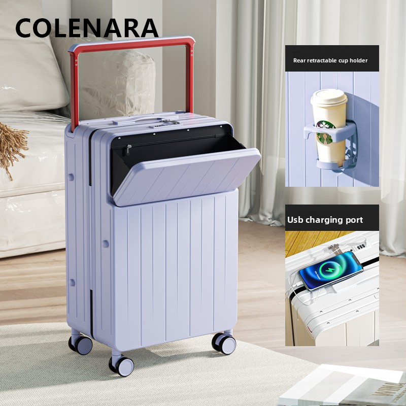 Многофункциональный чемодан CO – обзор и цена Front Opening Laptop Luggage 24 Inch