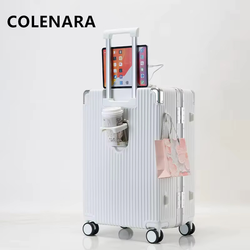 Чемодан COLENARA 20/24 дюйма с – обзор и цена Front Opening Laptop Luggage 24 Inch