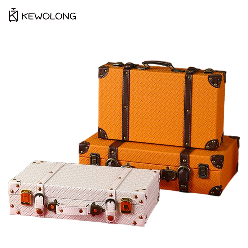 Винтажный европейский ретро-че – обзор и цена Retro Vintage Trunk Suitcase