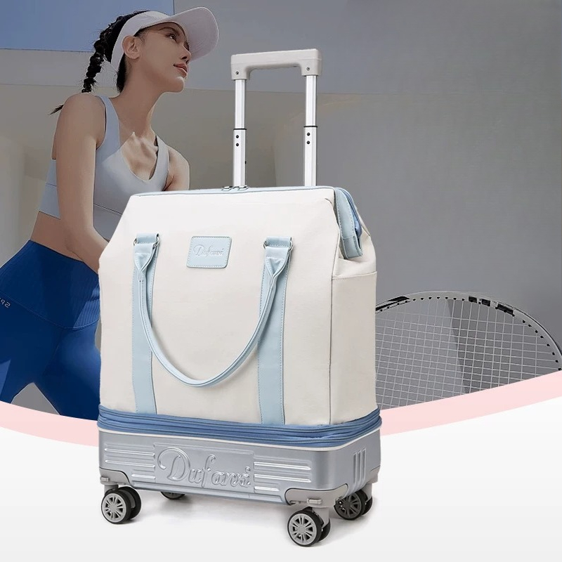 Складная дорожная сумка на кол – обзор и цена Foldable Rolling Luggage Bag