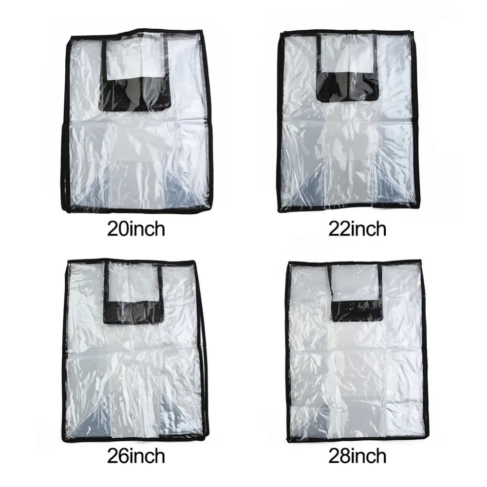 Новый защитный чехол для багаж – обзор и цена Luggage Protective Cover Transparent