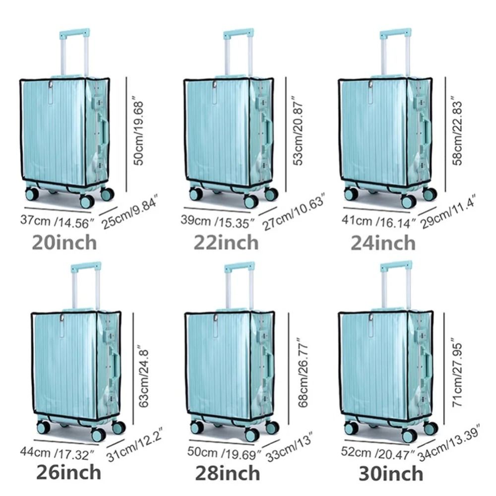 Новый защитный чехол для багаж – обзор и цена Luggage Protective Cover Transparent