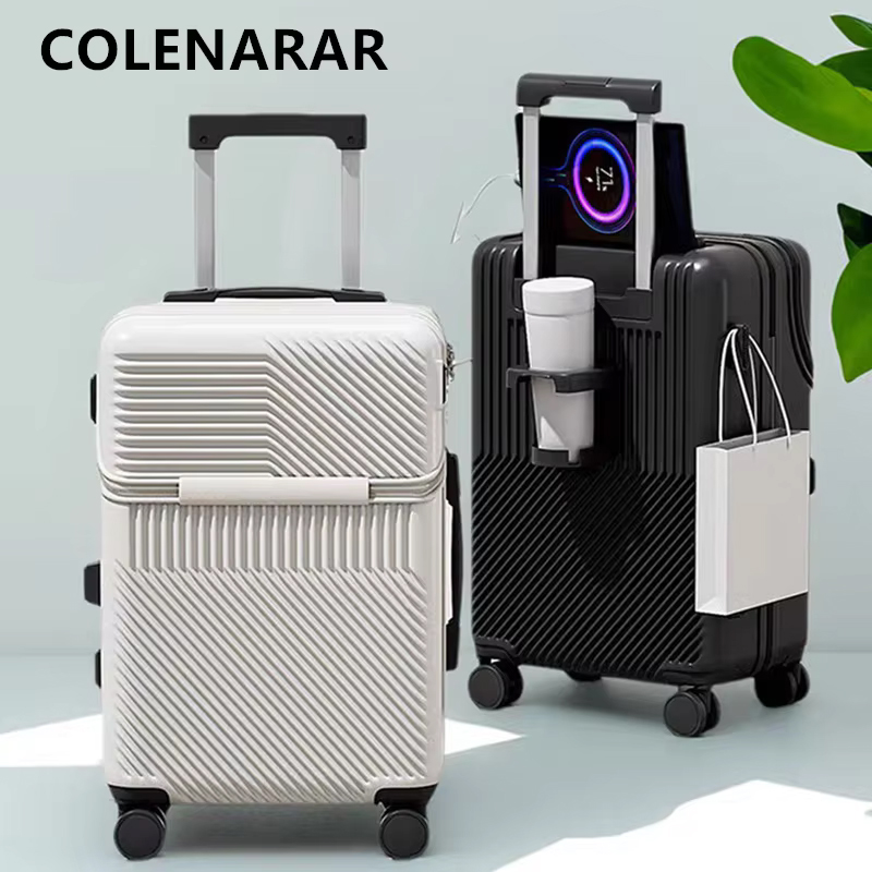 Чемодан COLENARA с передним от – обзор и цена Front Opening Laptop Luggage 24 Inch