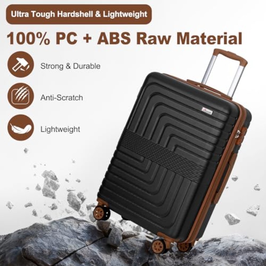 Набор из 3-х расширяемых чемод – обзор и цена Expandable Hard Shell Luggage Set