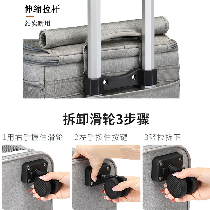 Сумка-переноска Hanbang для ко – обзор и цена Foldable Rolling Luggage Bag