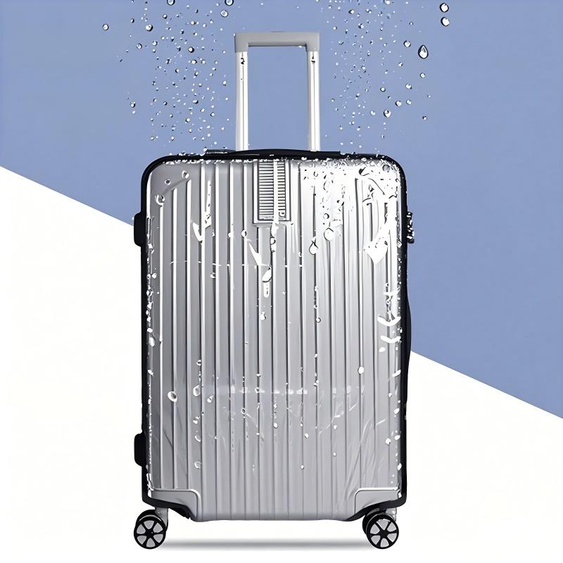 Прозрачный чехол для чемодана  – обзор и цена Luggage Protective Cover Transparent