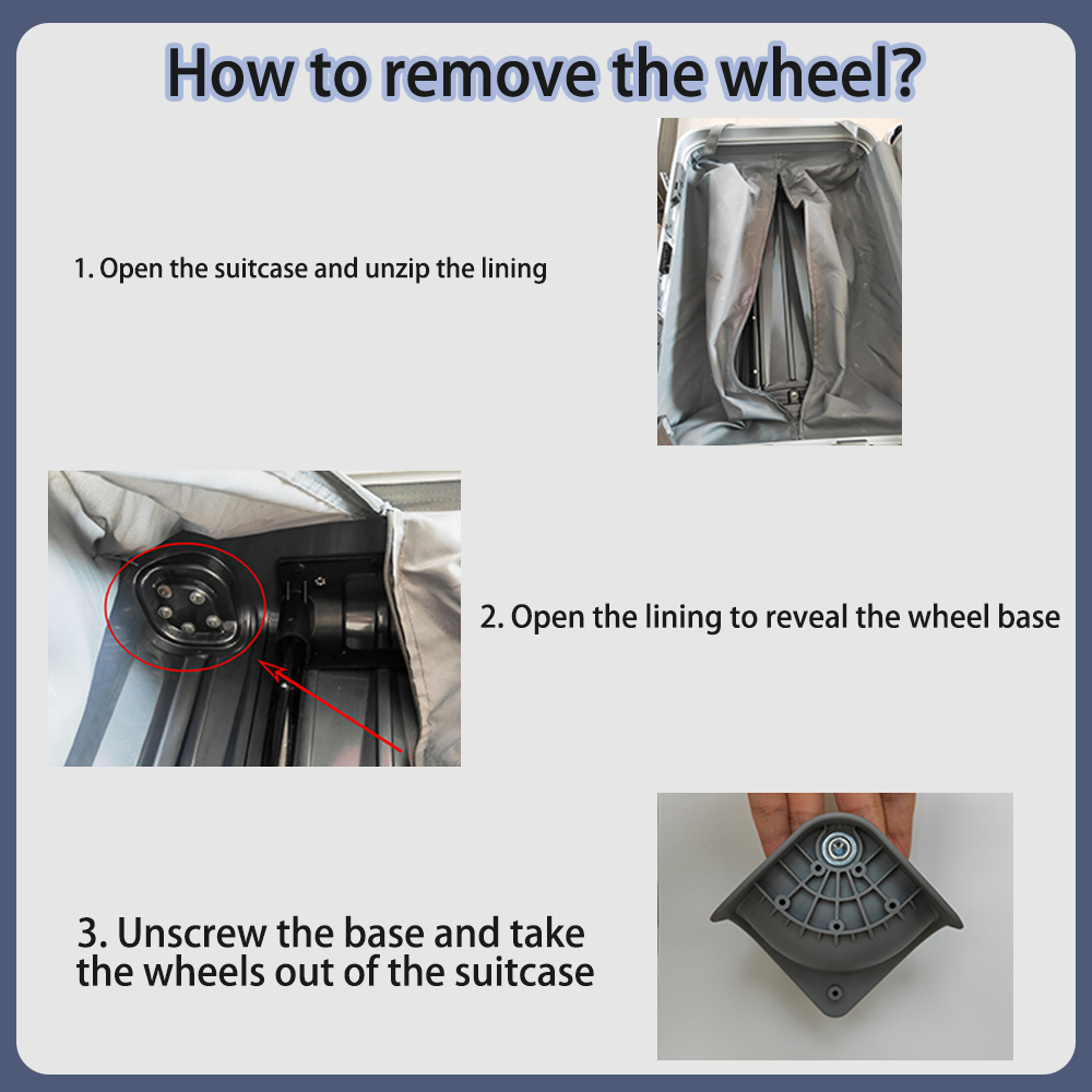 Подходит для HINOMOTO HRD02, у – обзор и цена Silent Replacement Luggage Wheels
