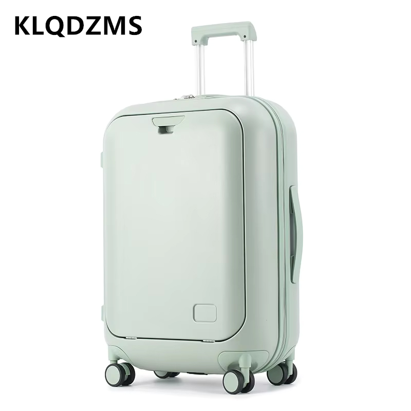 Чемодан для путешествий KLQDZM – обзор и цена Front Opening Laptop Luggage 24 Inch