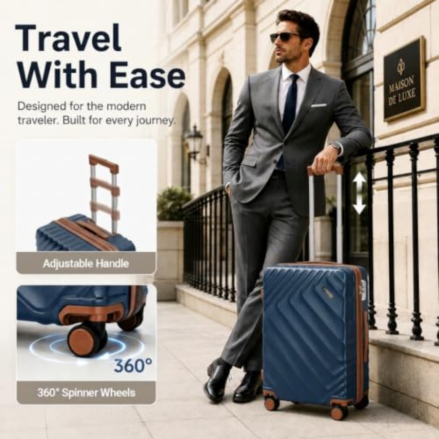 Набор из 5 жестких расширяемых – обзор и цена Expandable Hard Shell Luggage Set