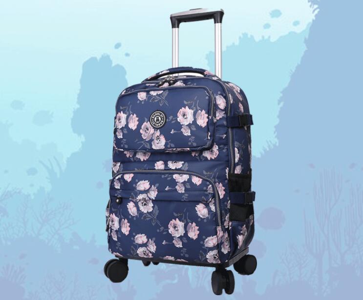 Дорожный чемодан на колесиках  – обзор и цена Foldable Rolling Luggage Bag