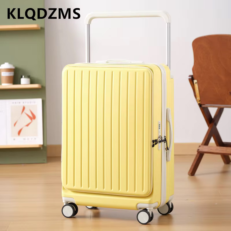 KLQDZMS 20/22/24-дюймовый высо – обзор и цена Front Opening Laptop Luggage 24 Inch
