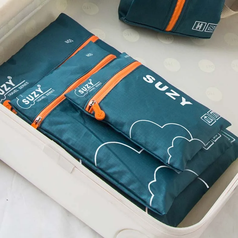7/6 шт. набор, дорожный органа – обзор и цена Foldable Rolling Luggage Bag
