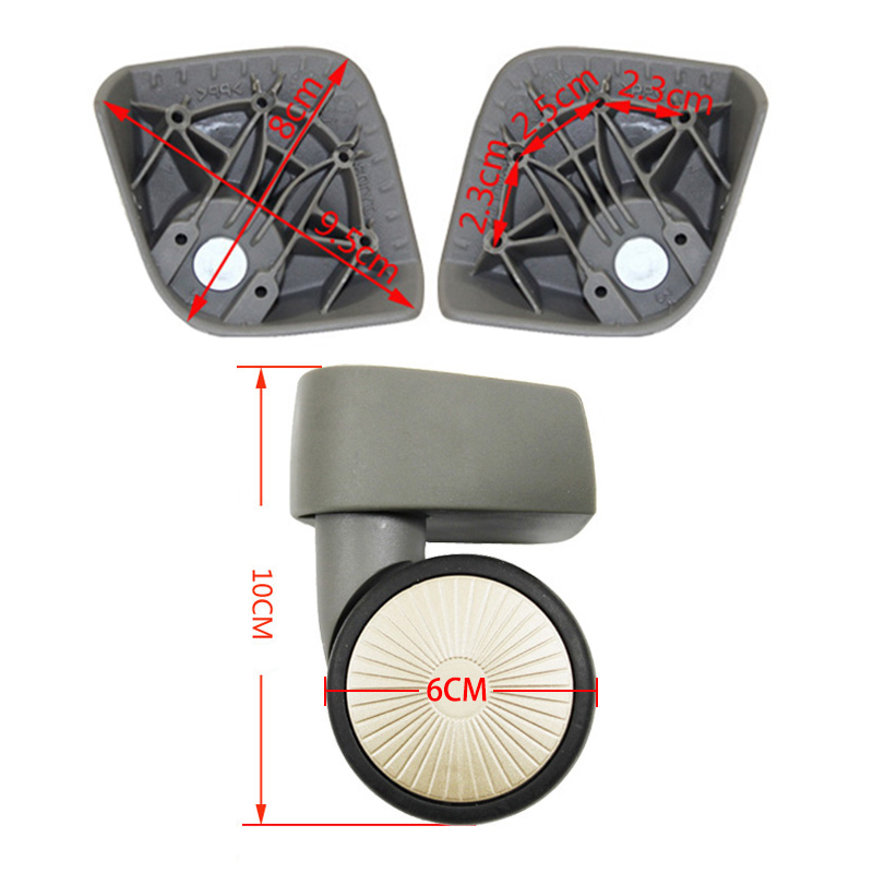 Комплект для замены бесшумных  – обзор и цена Silent Replacement Luggage Wheels