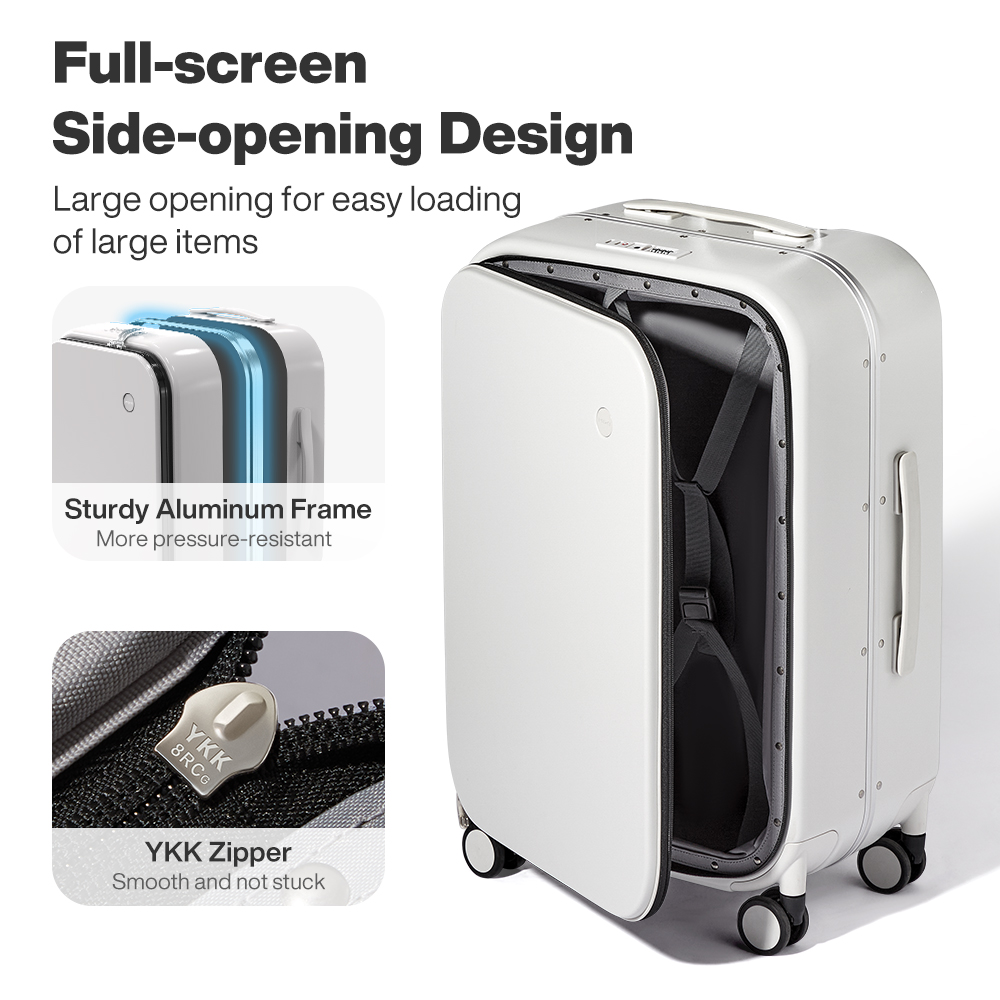 Mixi новый чемодан с алюминиев – обзор и цена Aluminum Frame Carry On Luggage