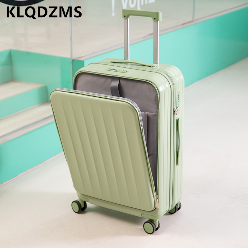 Многофункциональный чемодан KL – обзор и цена Front Opening Laptop Luggage 24 Inch