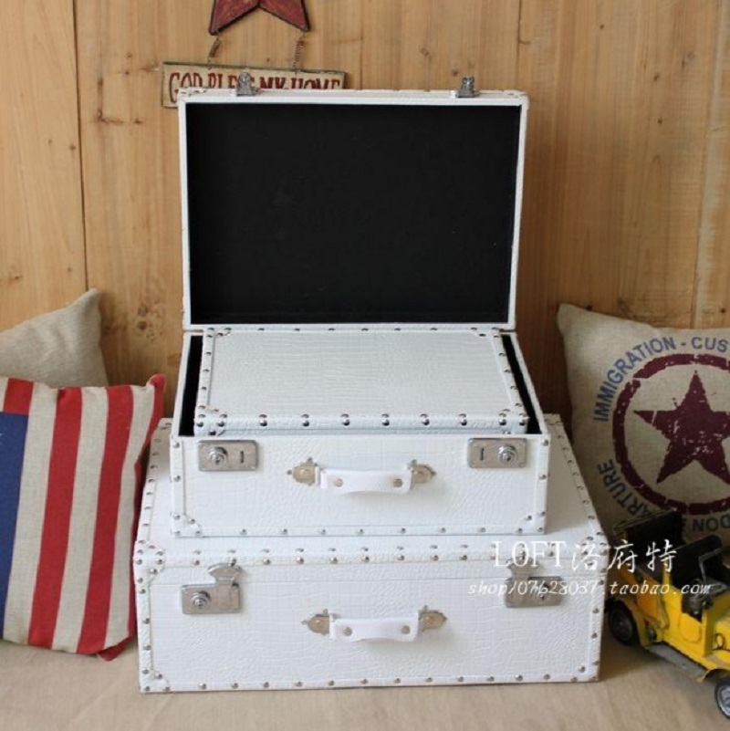 Дорожный чемодан с узором под  – обзор и цена Retro Vintage Trunk Suitcase