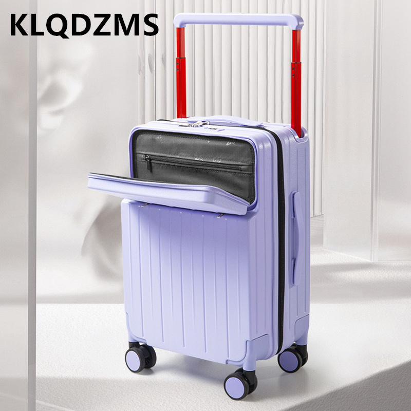 KLQDZMS 24-дюймовый чемодан с  – обзор и цена Front Opening Laptop Luggage 24 Inch