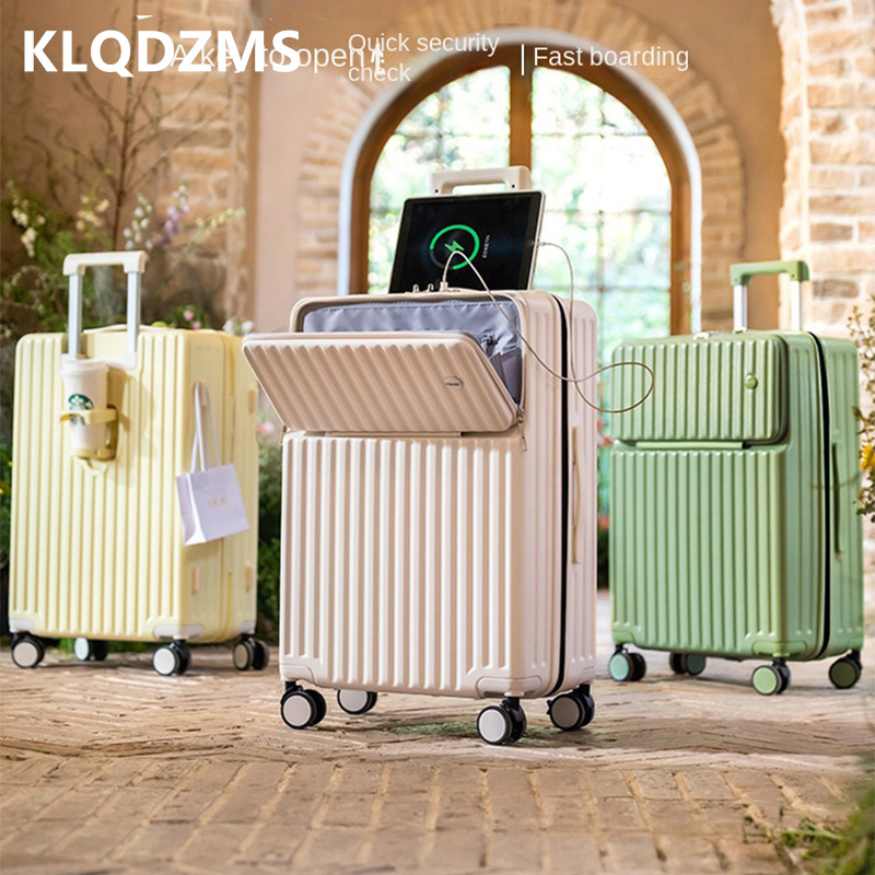 KLQDZMS 20, 22, 24, 26, 28-дюй – обзор и цена Spinner Wheel Rolling Suitcase 20 Inch