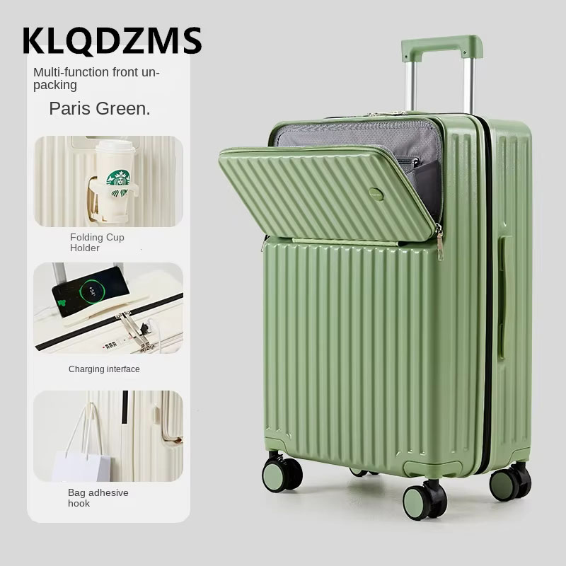 KLQDZMS 20, 22, 24, 26, 28-дюй – обзор и цена Spinner Wheel Rolling Suitcase 20 Inch