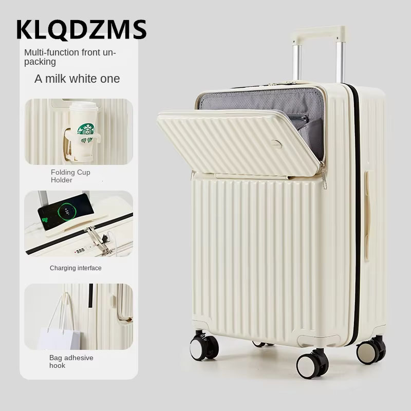 KLQDZMS 20, 22, 24, 26, 28-дюй – обзор и цена Spinner Wheel Rolling Suitcase 20 Inch