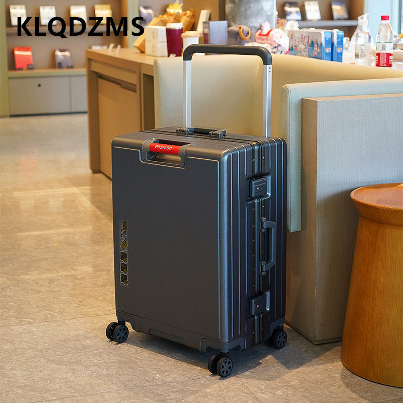 KLQDZMS чемодан с алюминиевой  – обзор и цена Aluminum Frame Carry On Luggage