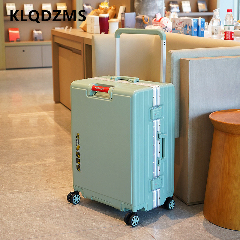 KLQDZMS чемодан с алюминиевой  – обзор и цена Aluminum Frame Carry On Luggage