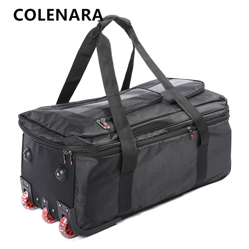 Сумка-тележка COLENARA большой – обзор и цена Foldable Rolling Luggage Bag