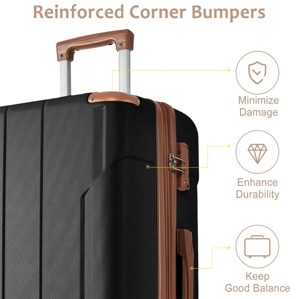 Наборы чемоданов из 3 предмето – обзор и цена Expandable Hard Shell Luggage Set