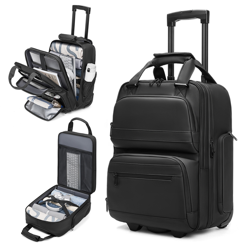 Дорожные рюкзаки-тележки для м – обзор и цена Foldable Rolling Luggage Bag