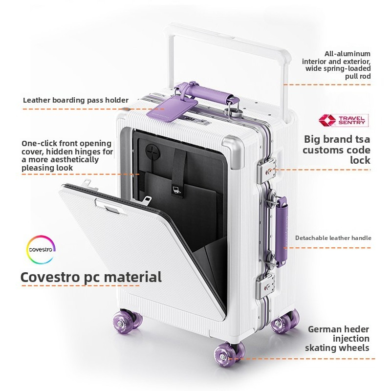 Чемодан для путешествий 20/24/ – обзор и цена Aluminum Frame Carry On Luggage