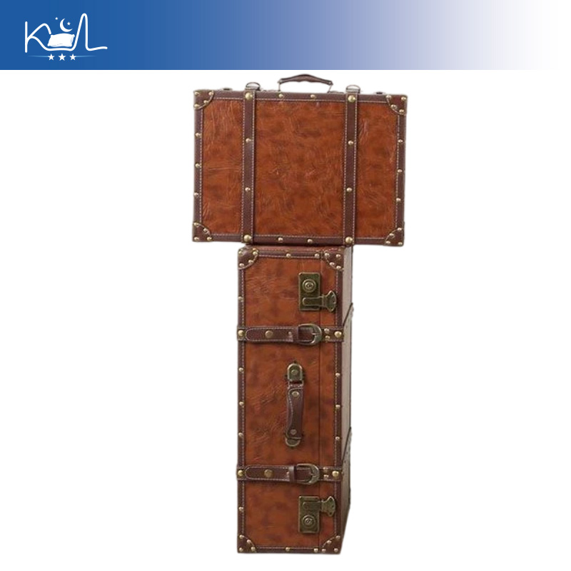 Винтажный коричневый декоратив – обзор и цена Retro Vintage Trunk Suitcase