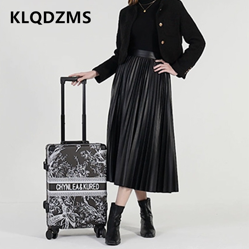 KLQDZMS 20-дюймовый чемодан дл – обзор и цена Spinner Wheel Rolling Suitcase 20 Inch