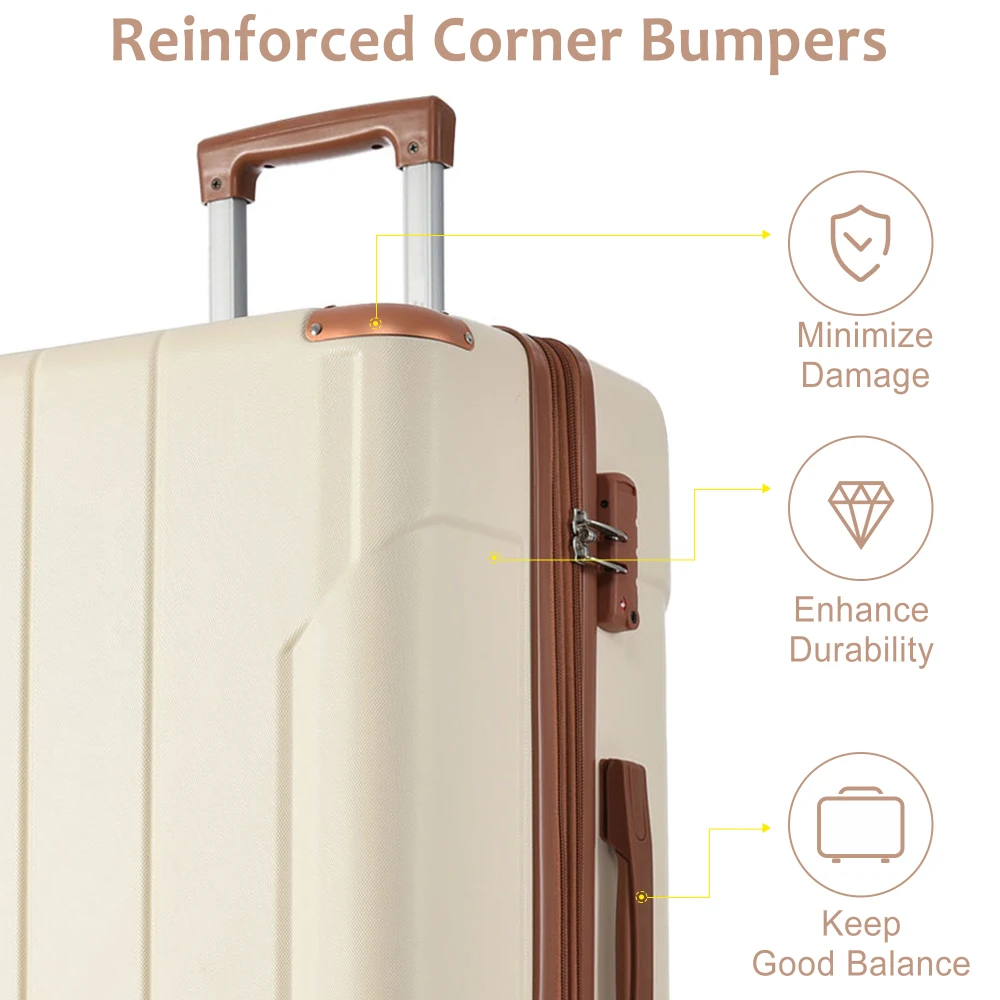 Набор чемоданов из АБС-пластик – обзор и цена Expandable Hard Shell Luggage Set