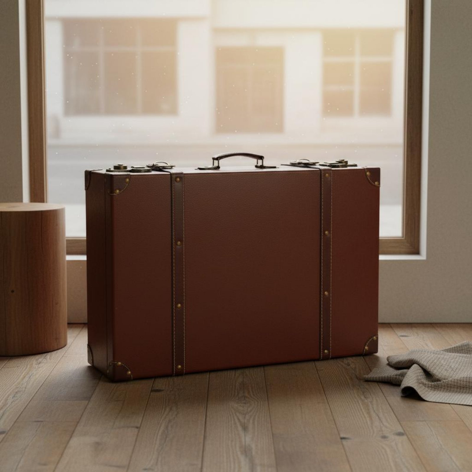 Набор из 3 винтажных чемоданов – обзор и цена Retro Vintage Trunk Suitcase