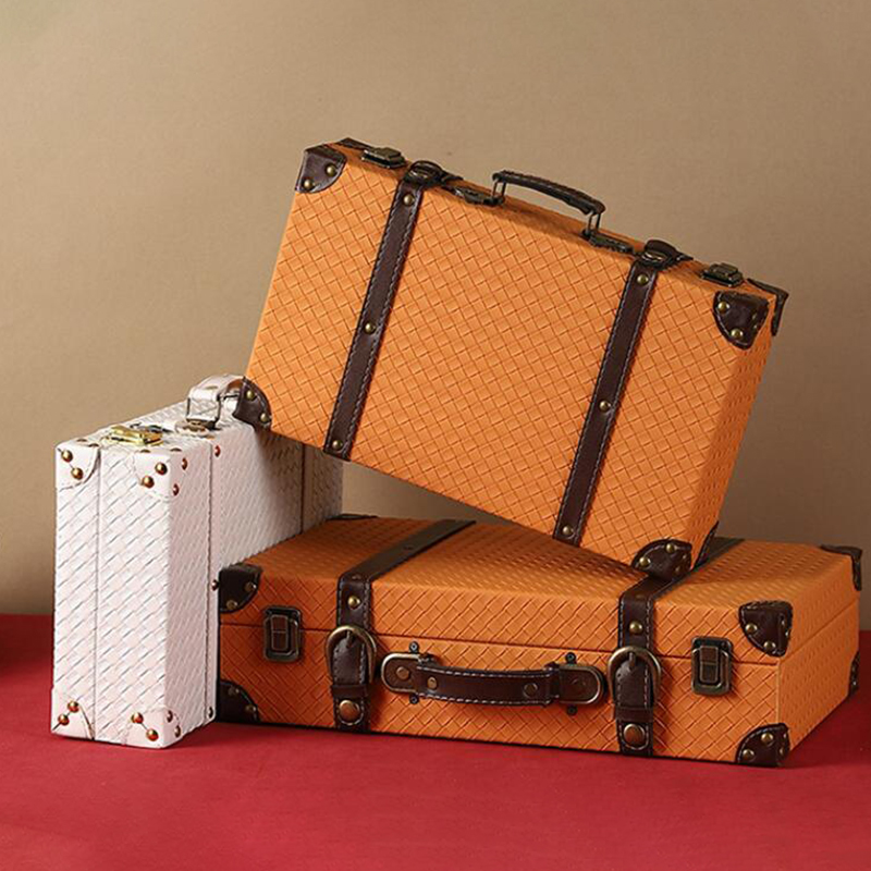 Винтажный деревянный чемодан,  – обзор и цена Retro Vintage Trunk Suitcase