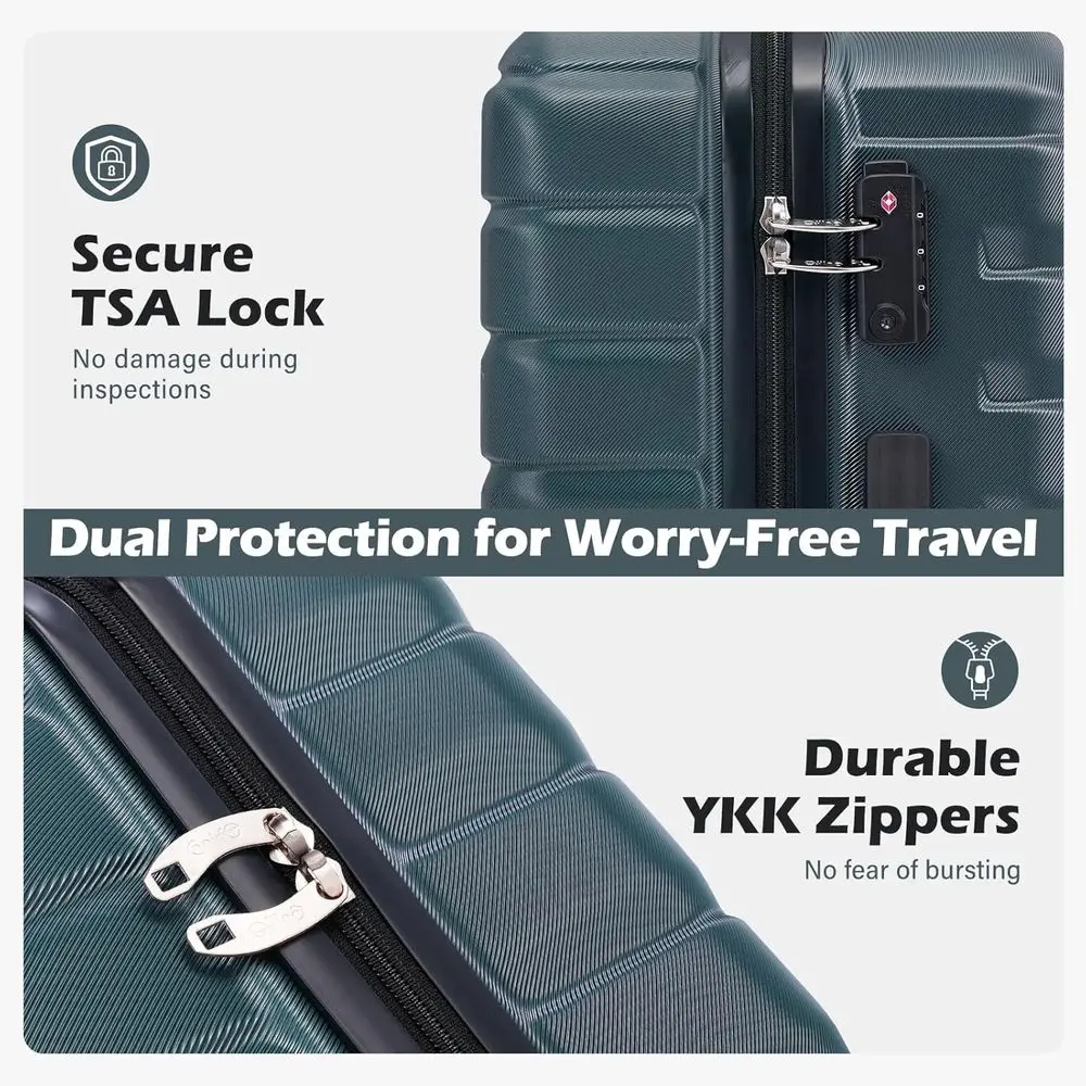 Набор из 3-х чемоданов с жестк – обзор и цена Expandable Hard Shell Luggage Set