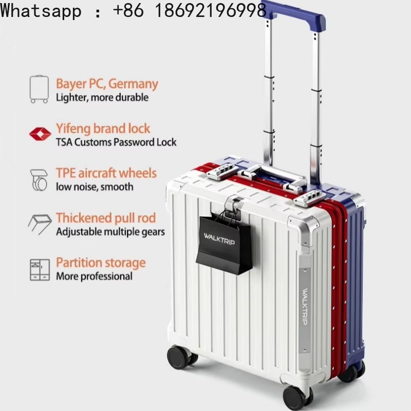 Чемодан-тележка 18 дюймов для  – обзор и цена Aluminum Frame Carry On Luggage